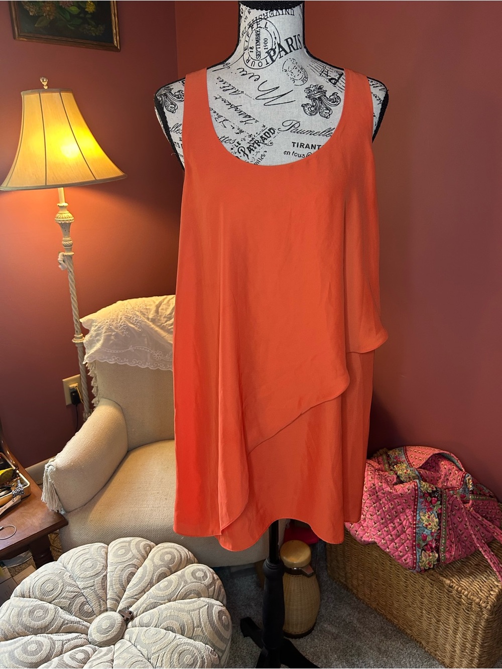 Women's Sleeveless Layered Homecoming, Cocktail Shift Dress
